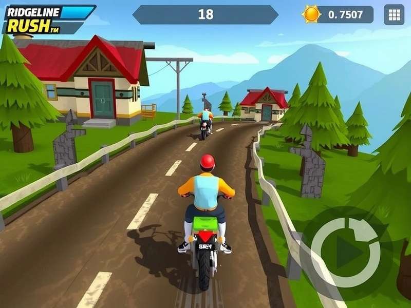 Ridgeline Rush Gameplay Screenshot